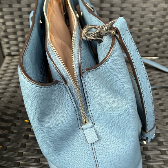 Michael Kors Bag,Michael Kors Sky Blue Satchel - Picture 11 of 14